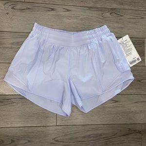 Lululemon Hotty Hot LR Short 4’ Lined: Blue Size 8